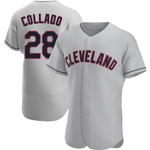 Men's Maick Collado Cleveland Guardians Authentic Gray Road Jersey