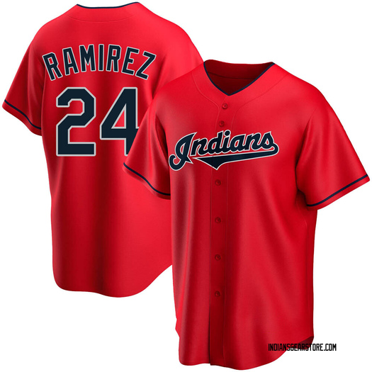 Men's Manny Ramirez Cleveland Guardians Replica Red Alternate Jersey